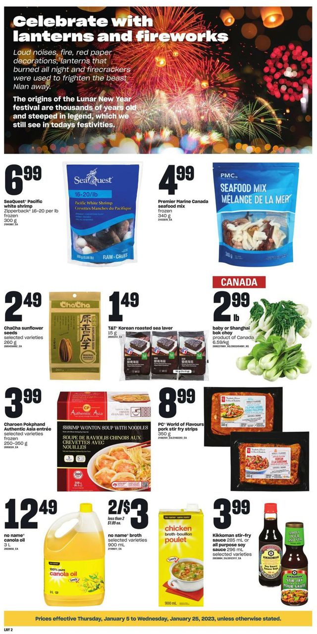 Loblaws Flyer from 01/05/2023