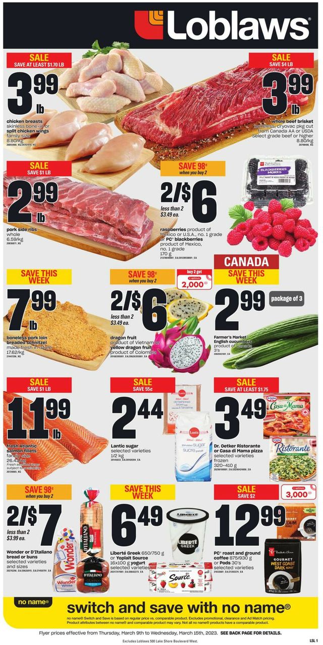 Loblaws Flyer from 03/09/2023