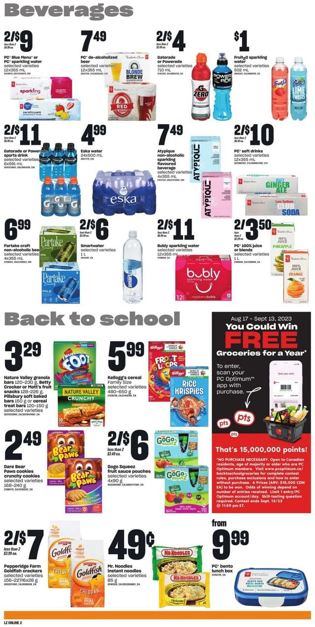 Loblaws Flyer from 08/24/2023