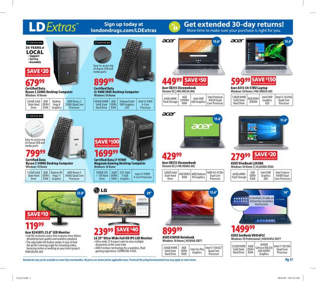 London Drugs Flyer from 09/11/2020