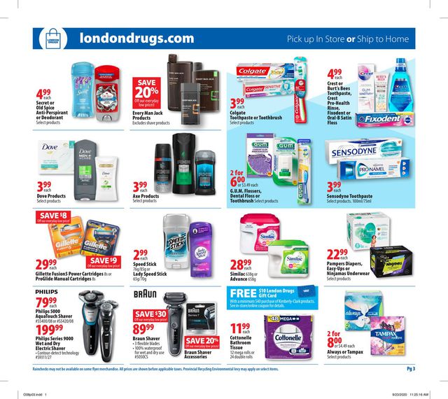 London Drugs Flyer from 10/08/2020