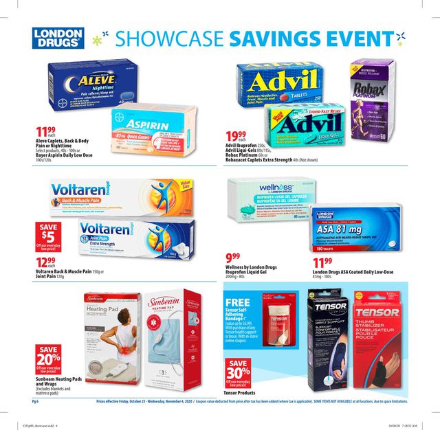 London Drugs Flyer from 10/23/2020