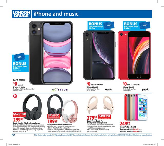 London Drugs Flyer from 12/11/2020