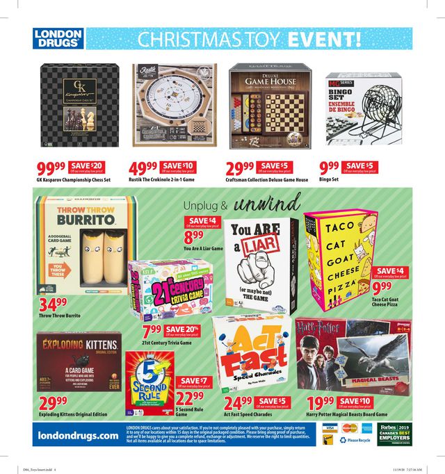 London Drugs Flyer from 12/04/2020