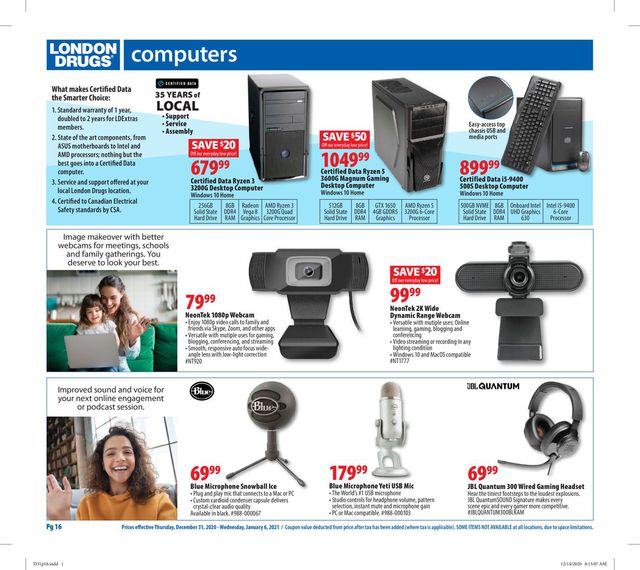 London Drugs Flyer from 12/31/2020