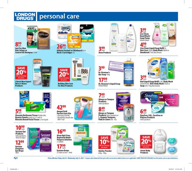 London Drugs Flyer from 07/16/2021