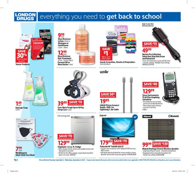 London Drugs Flyer from 09/02/2021