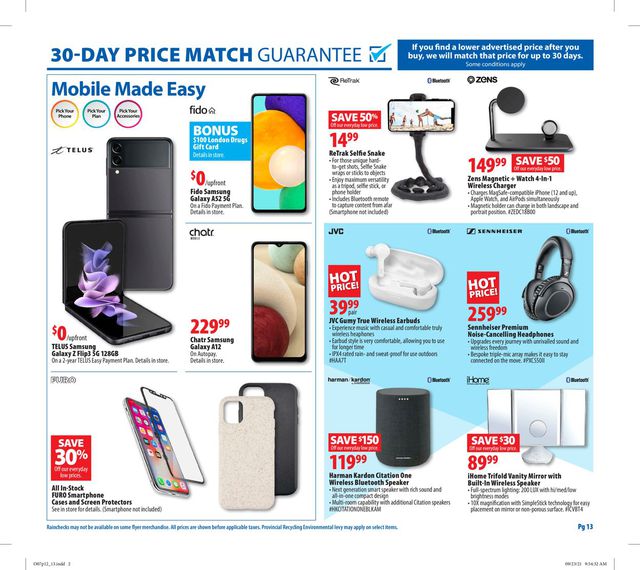 London Drugs Flyer from 10/07/2021