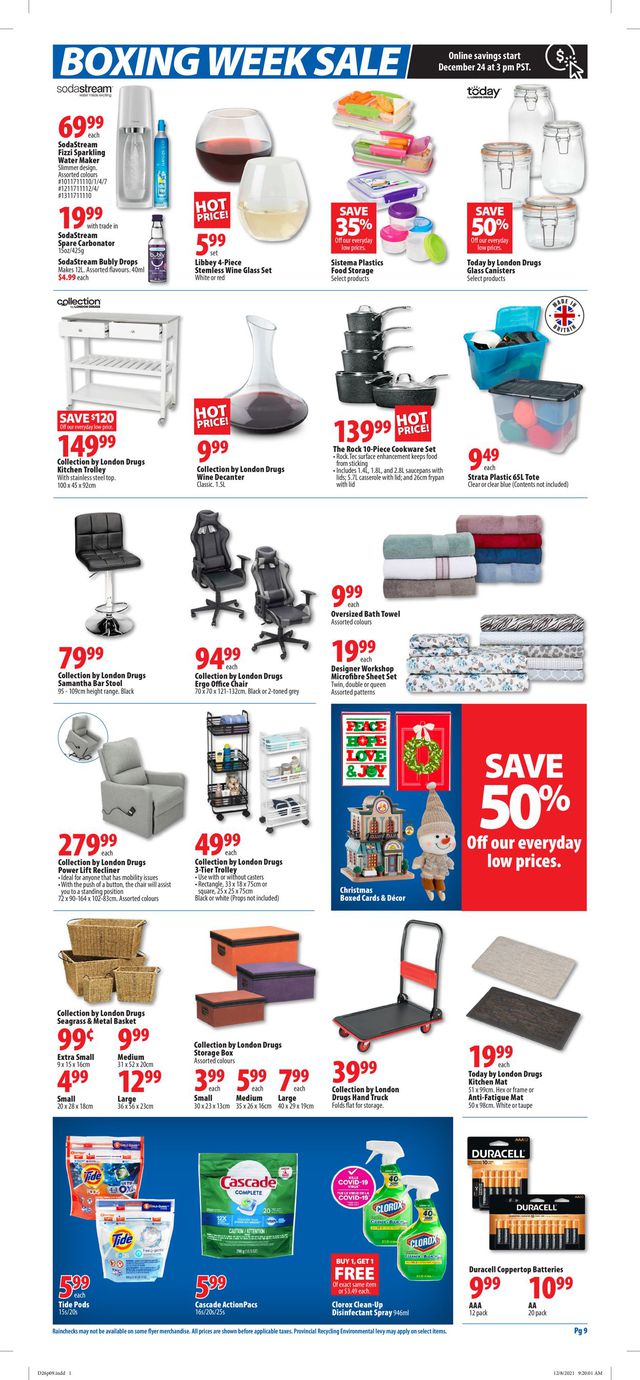 London Drugs Flyer from 12/24/2021