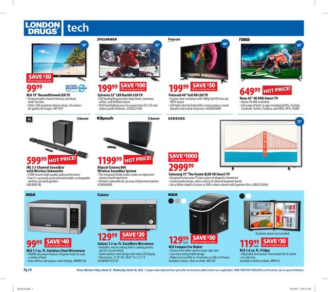 London Drugs Flyer from 03/25/2022