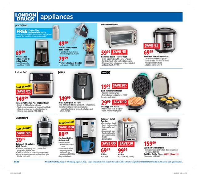 London Drugs Flyer from 08/19/2022