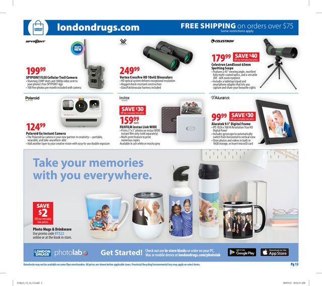London Drugs Flyer from 08/19/2022