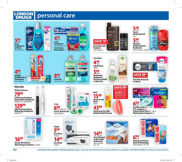 London Drugs Flyer from 09/09/2022
