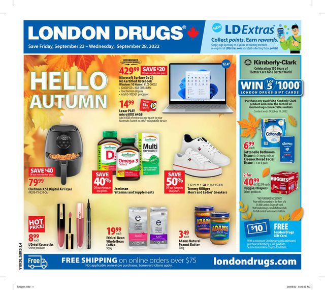 London Drugs Flyer from 09/23/2022