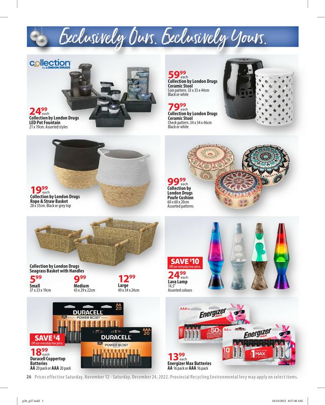 London Drugs Flyer from 11/12/2022