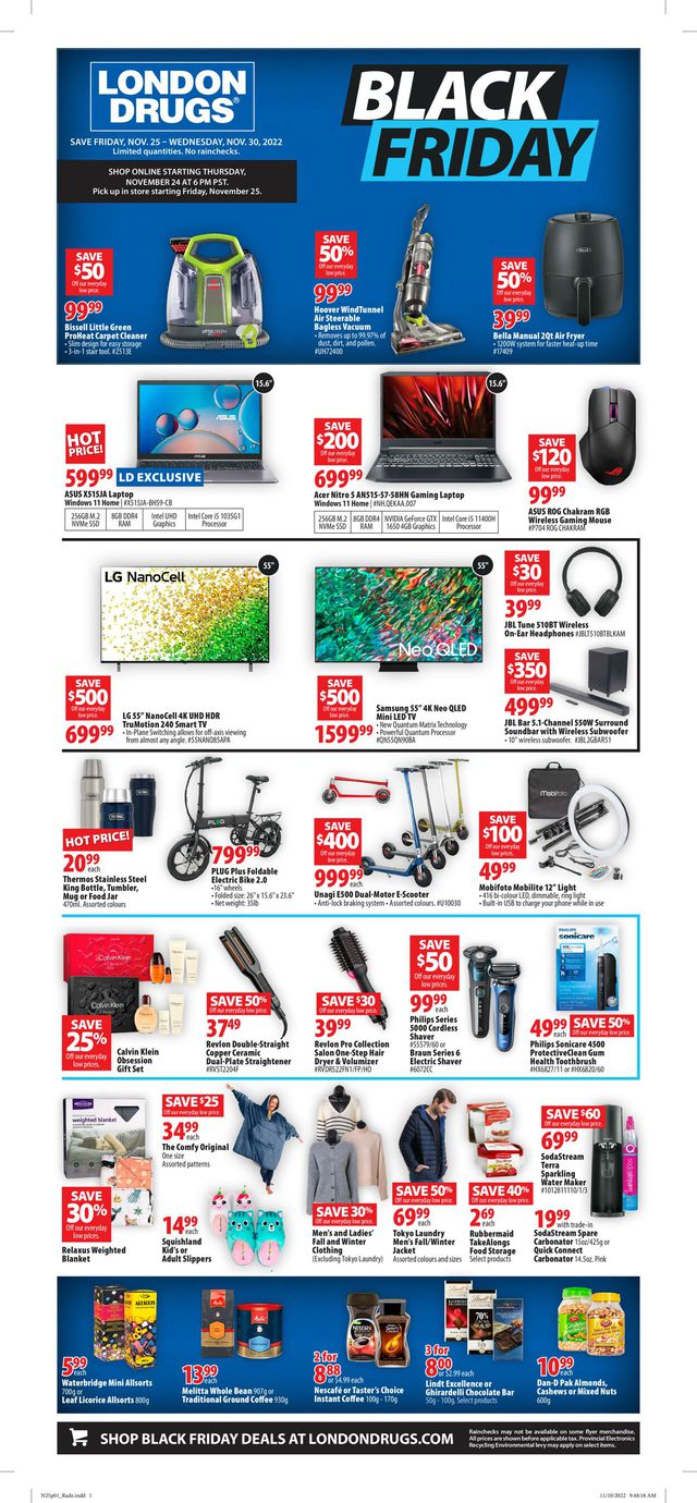 London Drugs Flyer from 11/24/2022