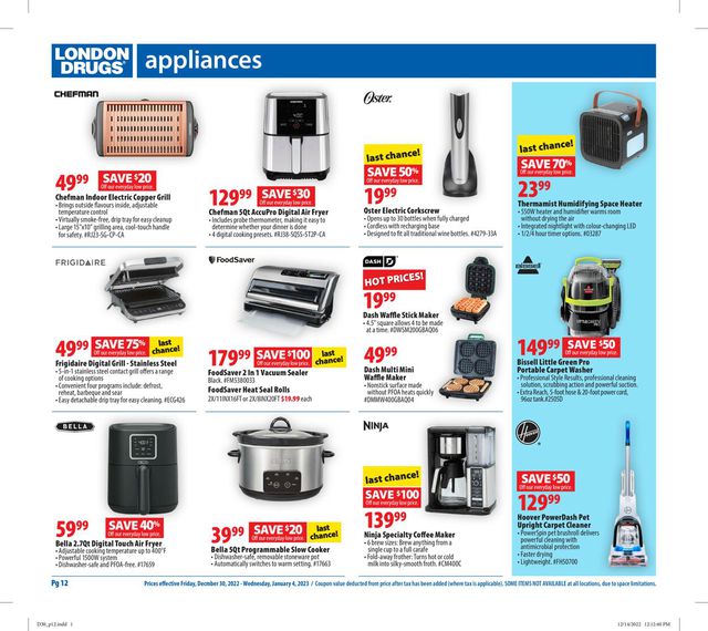 London Drugs Flyer from 12/30/2022