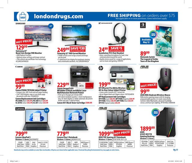 London Drugs Flyer from 05/05/2023
