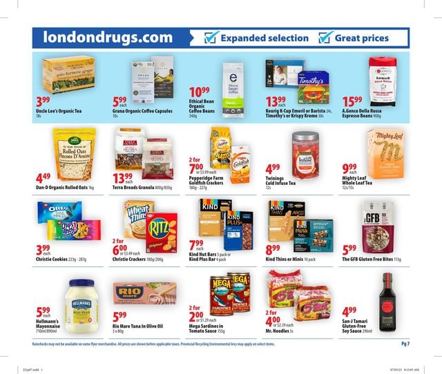 London Drugs Flyer from 07/21/2023
