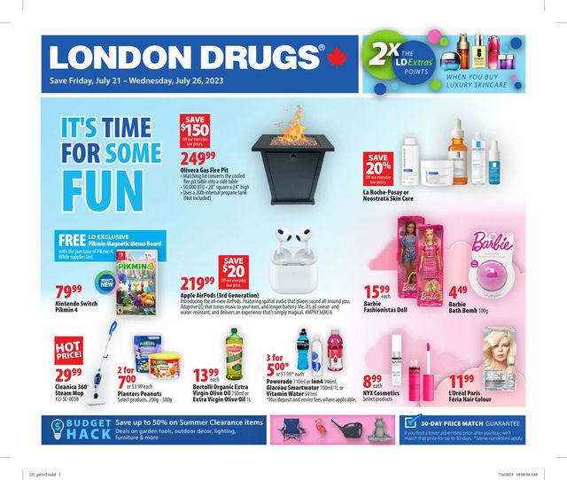 London Drugs Flyer from 07/21/2023