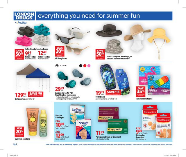 London Drugs Flyer from 07/28/2023