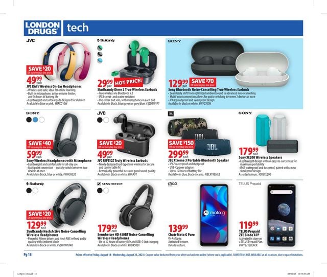 London Drugs Flyer from 08/18/2023