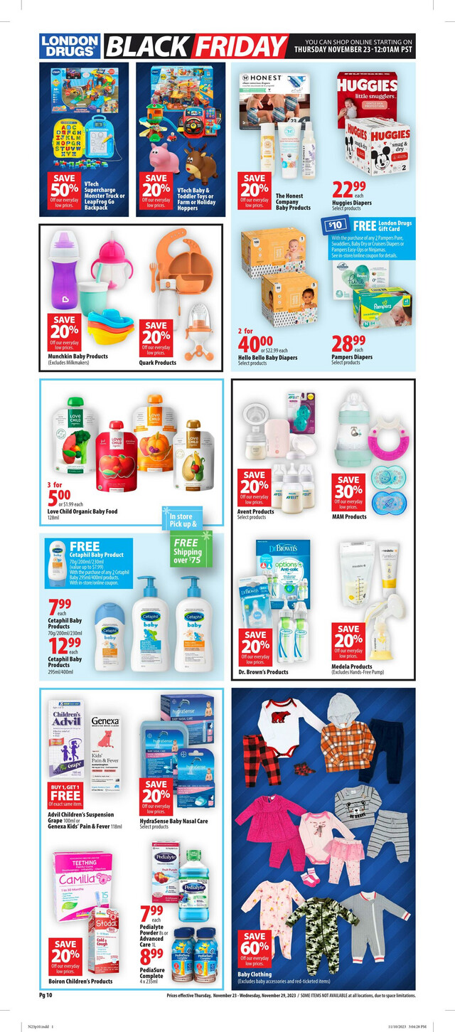 London Drugs Flyer from 11/23/2023