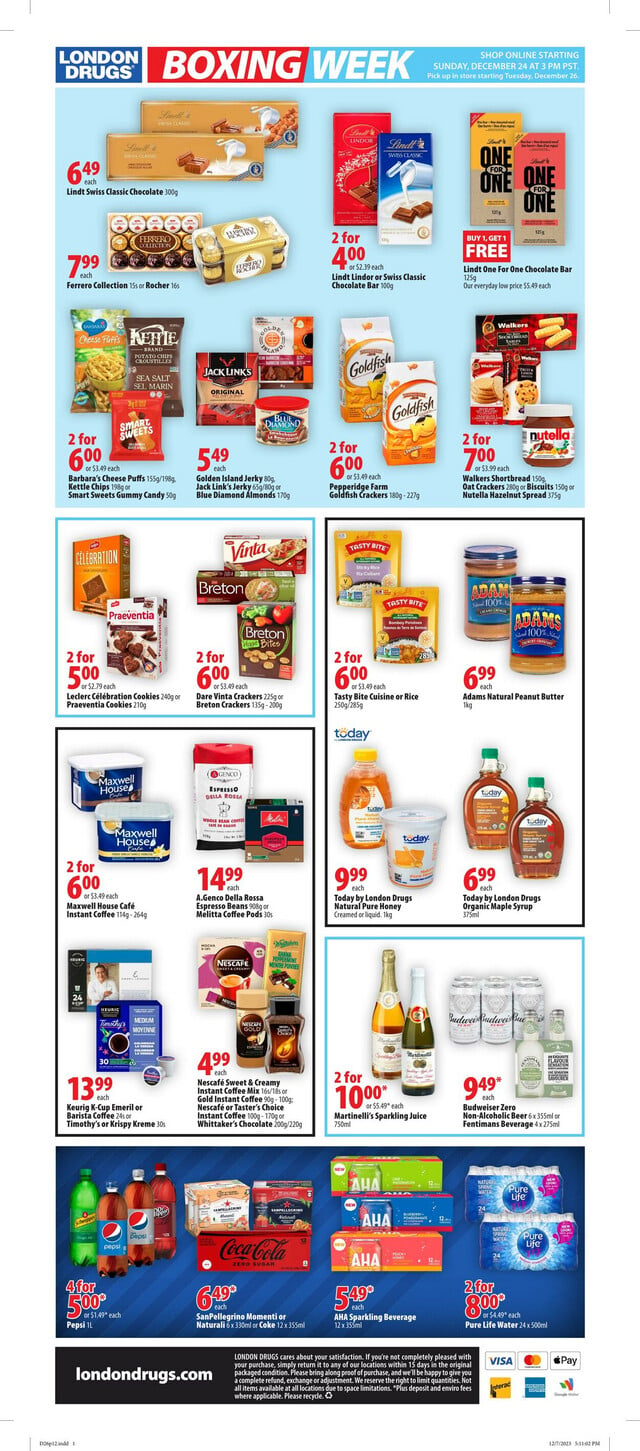 London Drugs Flyer from 12/26/2023