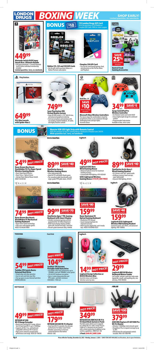 London Drugs Flyer from 12/26/2023