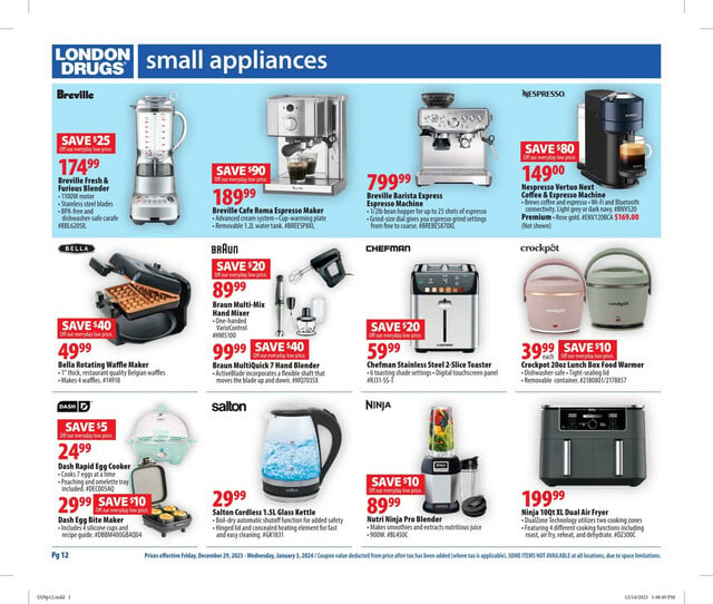 London Drugs Flyer from 12/29/2023