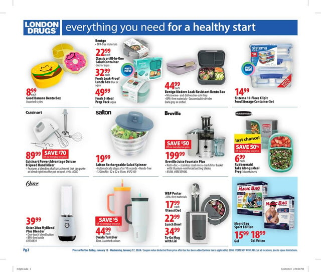 London Drugs Flyer from 01/12/2024