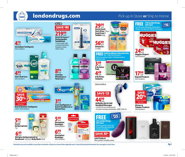 London Drugs Flyer from 02/09/2024