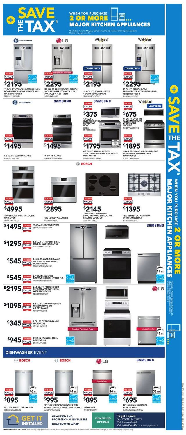 Lowes Flyer from 04/29/2021