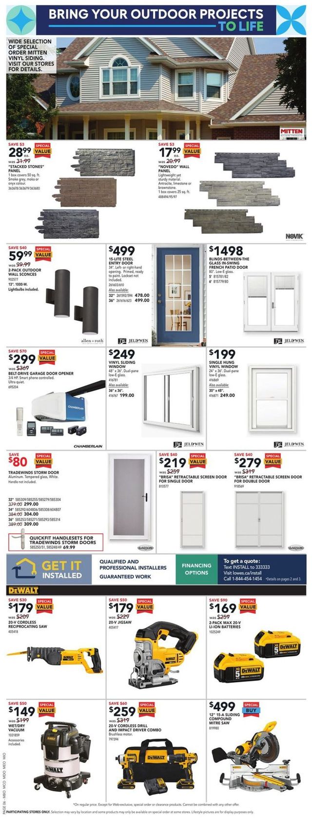 Lowes Flyer from 05/20/2021