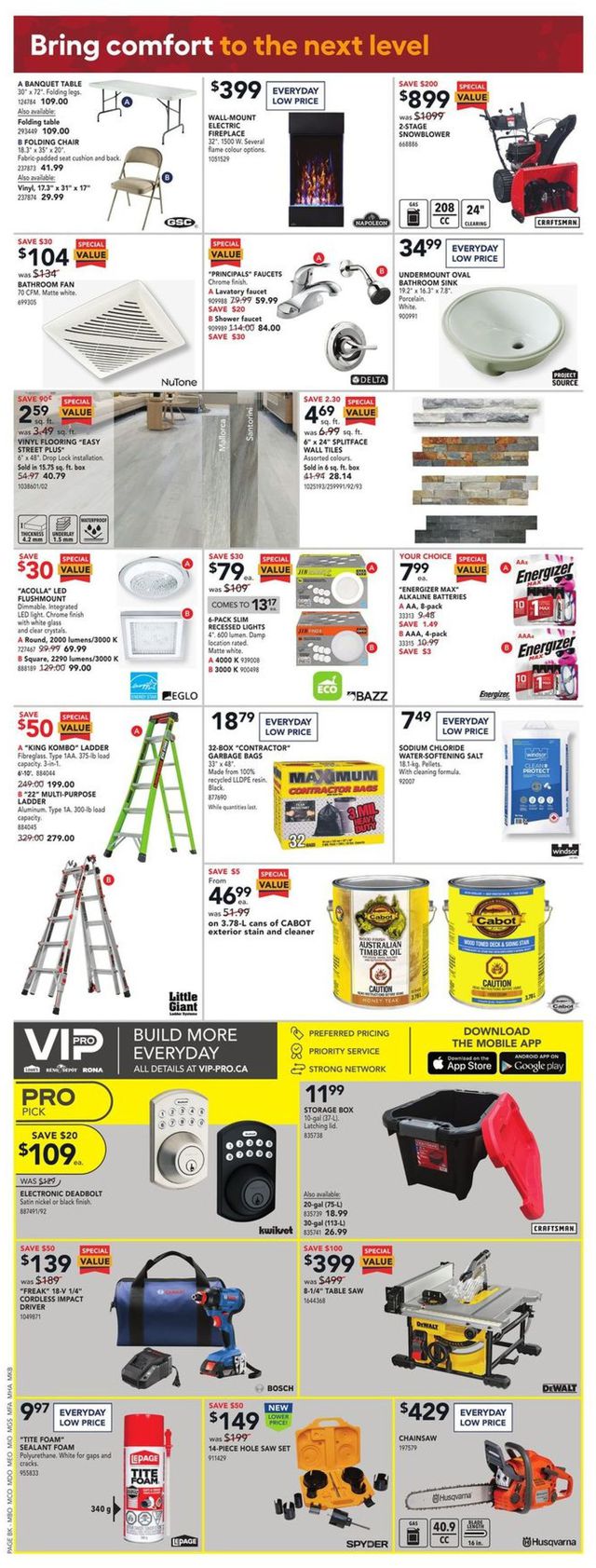 Lowes Flyer from 09/30/2021