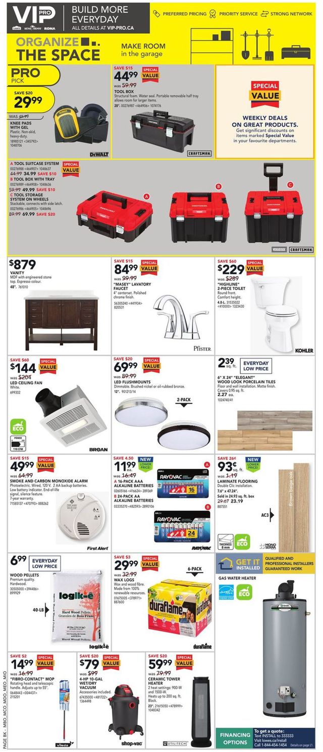 Lowes Flyer from 01/13/2022