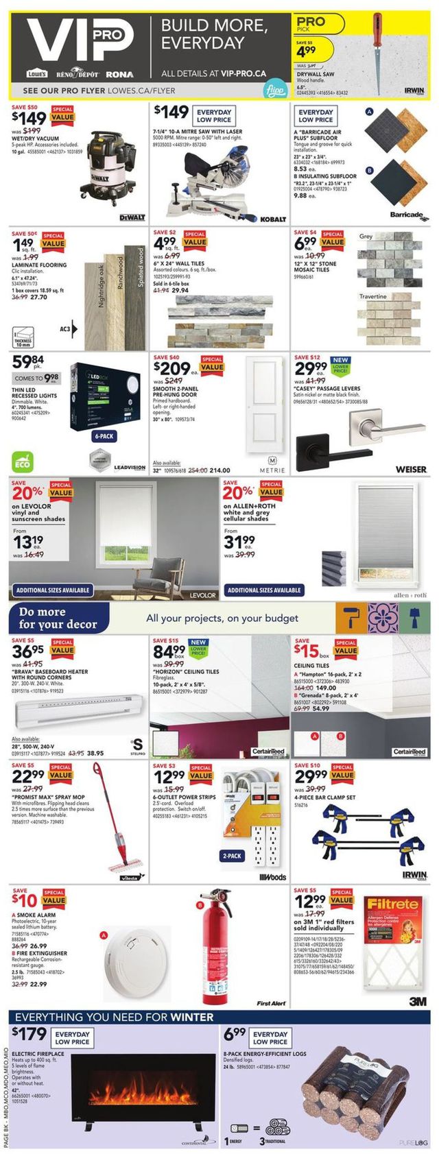 Lowes Flyer from 02/03/2022