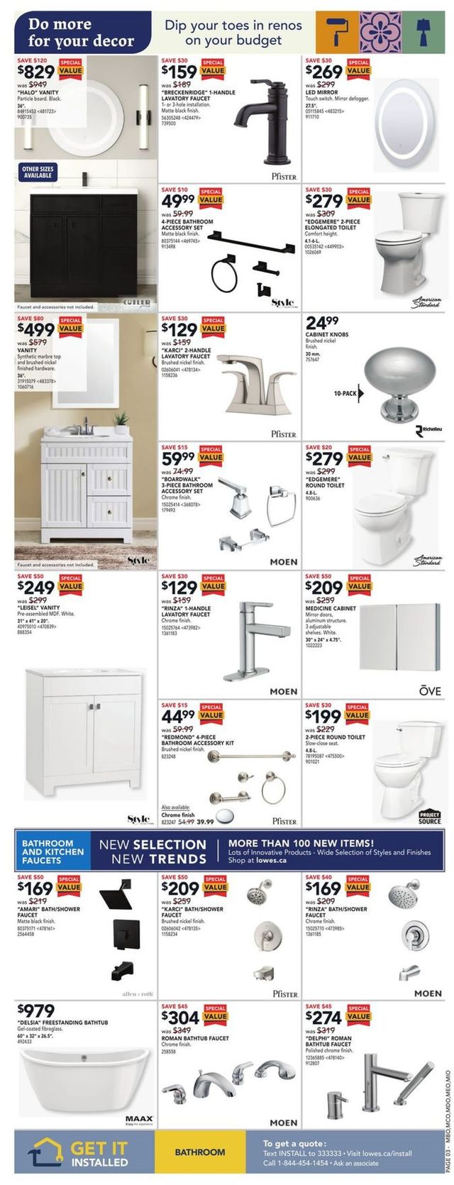 Lowes Flyer from 03/10/2022