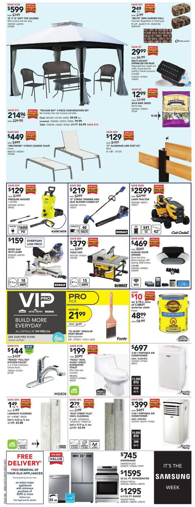 Lowes Flyer from 06/02/2022