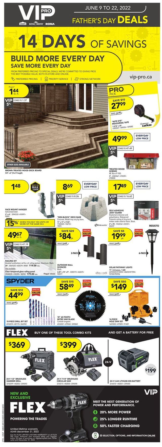 Lowes Flyer from 06/09/2022