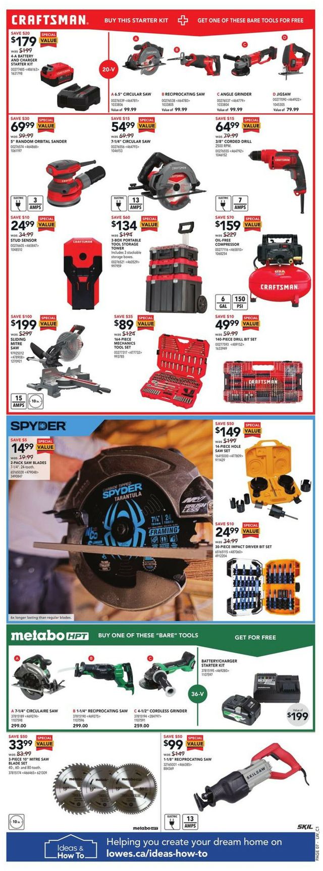 Lowes Flyer from 11/17/2022