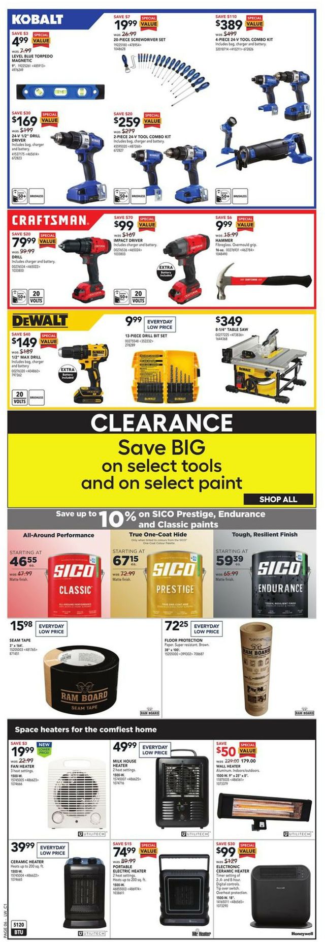Lowes Flyer from 01/05/2023