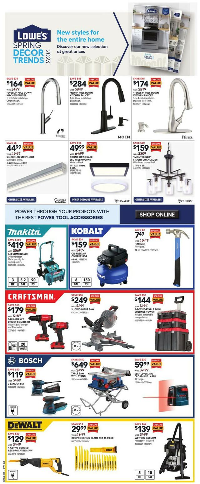 Lowes Flyer from 02/16/2023