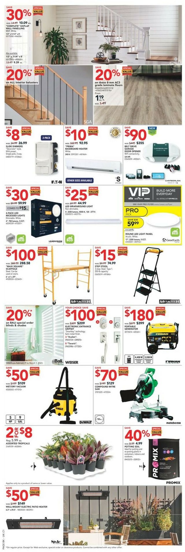 Lowes Flyer from 02/23/2023
