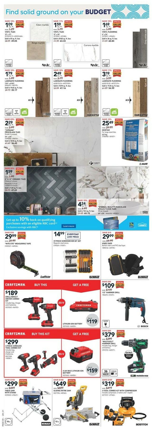Lowes Flyer from 02/23/2023