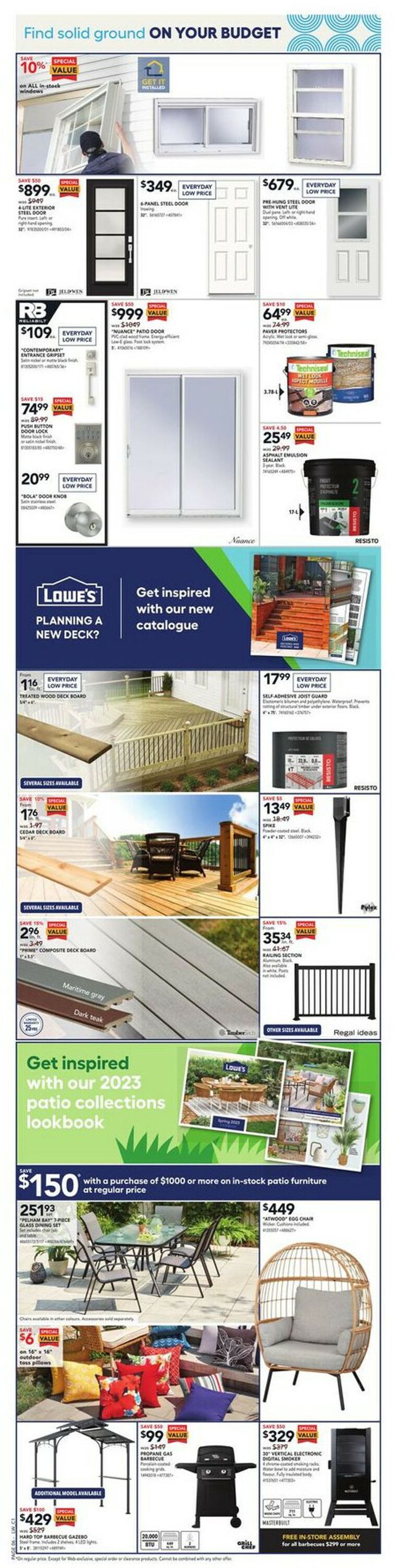 Lowes Flyer from 03/16/2023