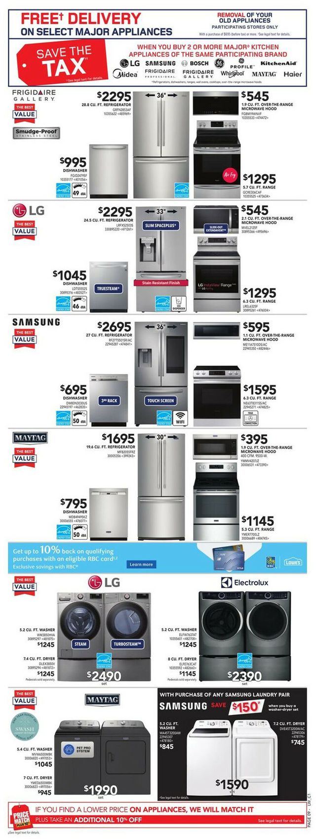 Lowes Flyer from 03/30/2023
