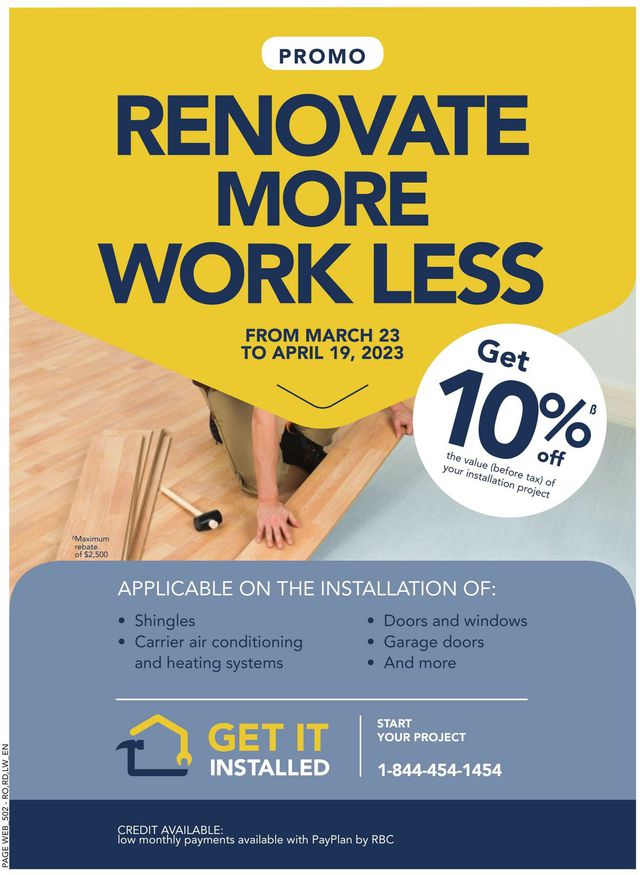 Lowes Flyer from 04/13/2023