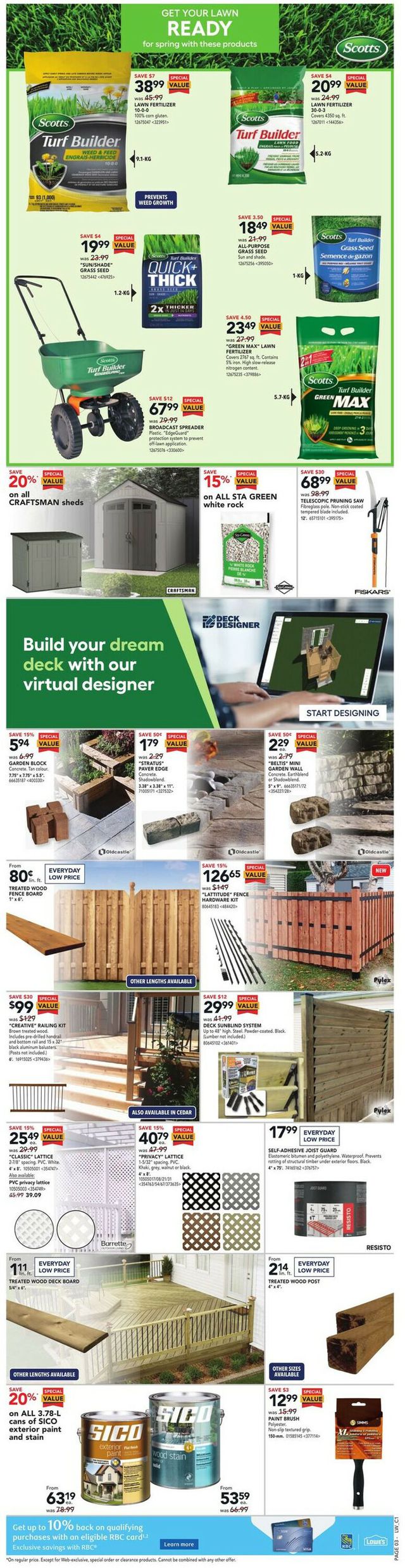 Lowes Flyer from 04/20/2023