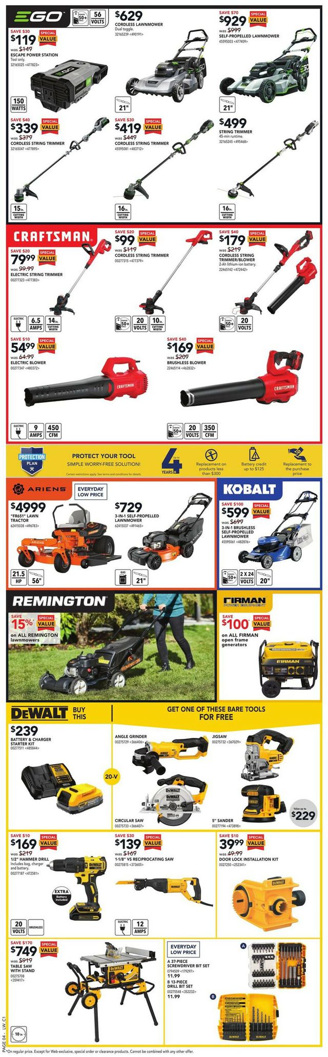 Lowes Flyer from 04/20/2023